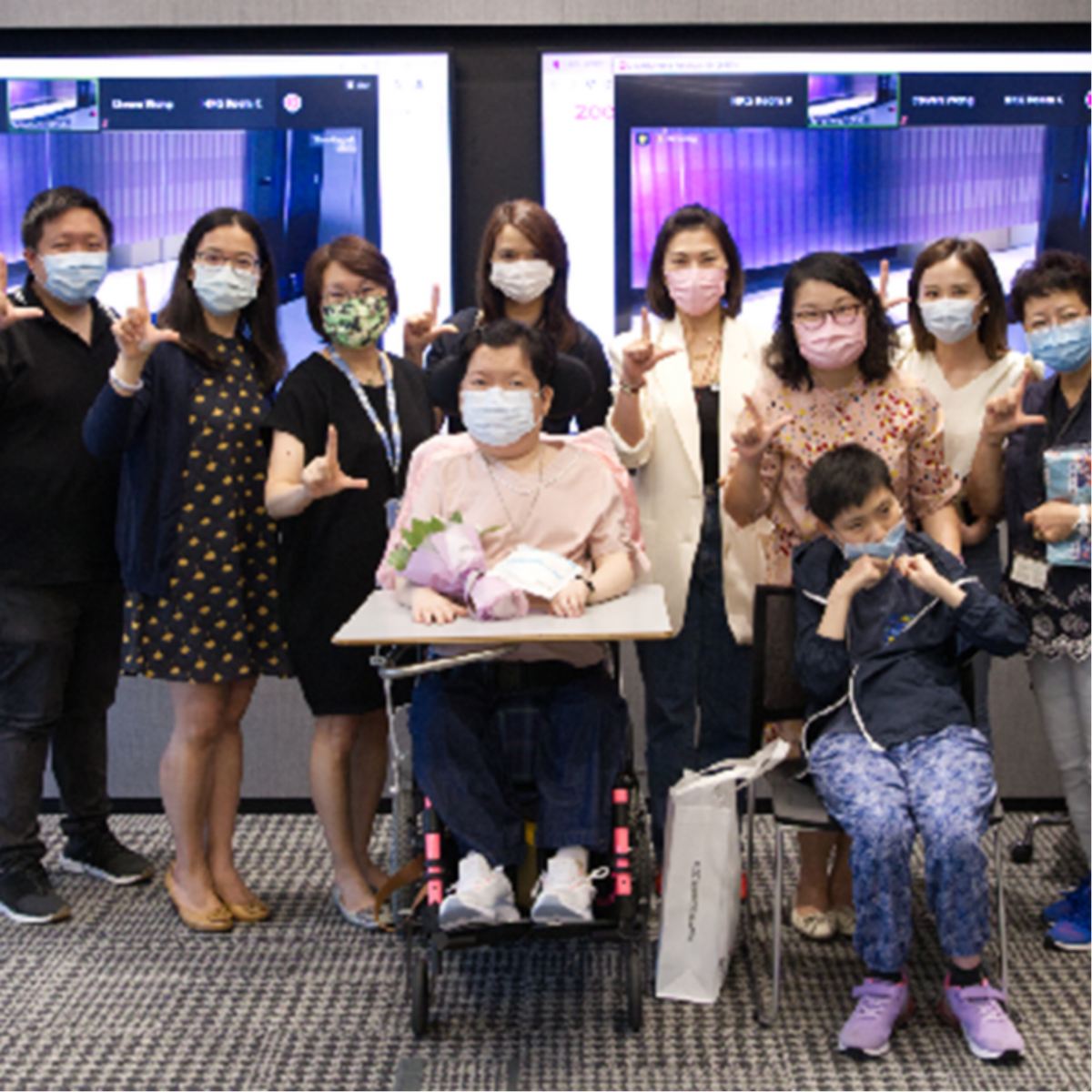 Return to work to help sick children