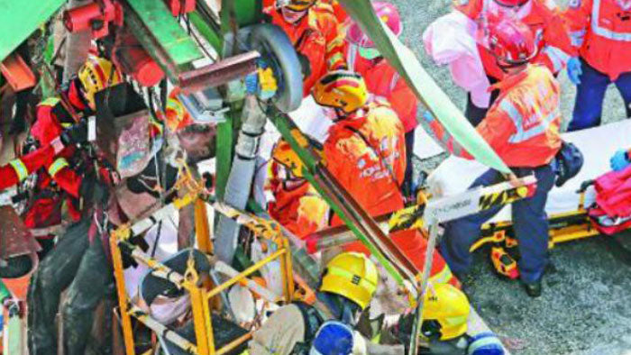 Deadly industrial accident - Cen Canrong ; Fock Kam-chau ; Wu Jianming