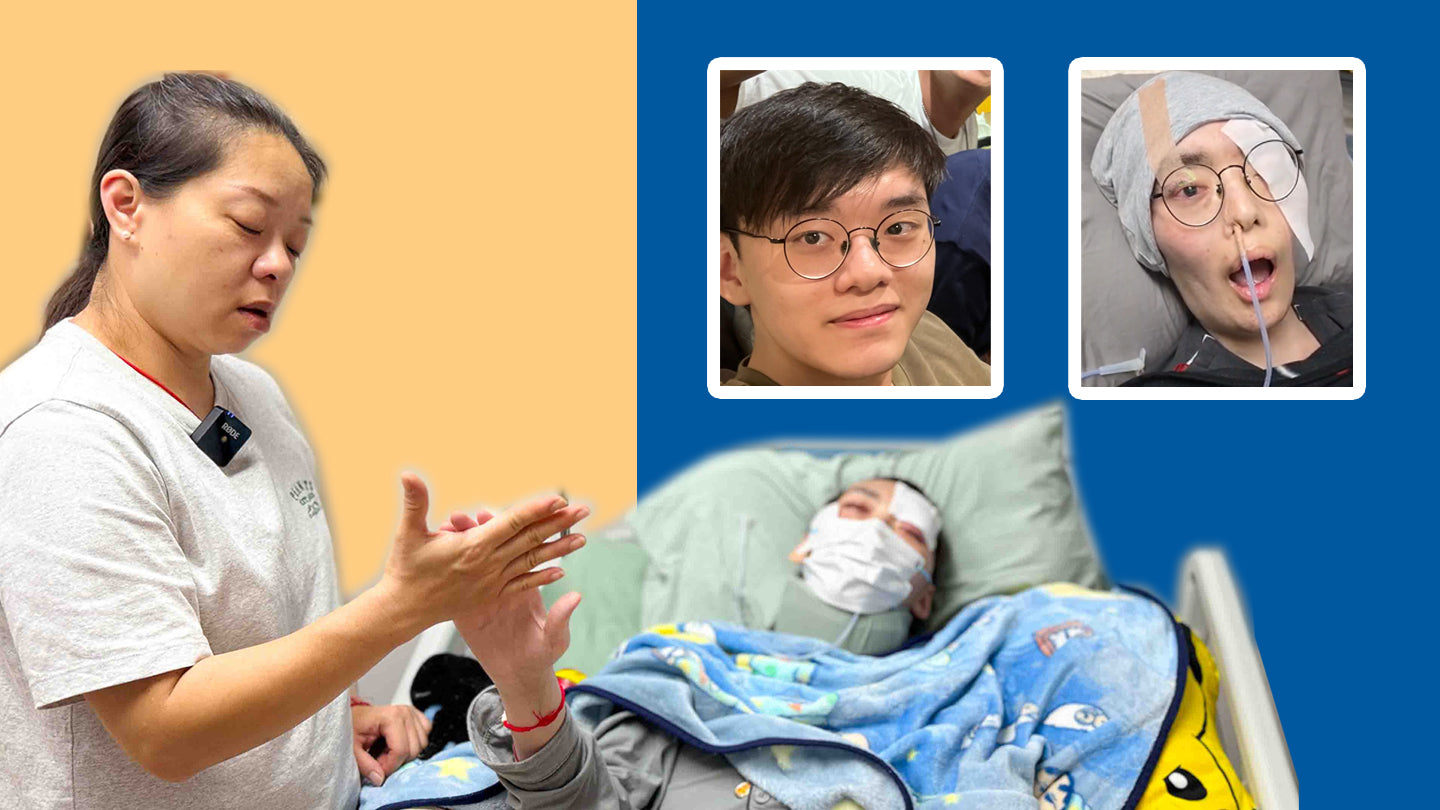 學護患罕見腦癌三度發病 - 曹懿樂
