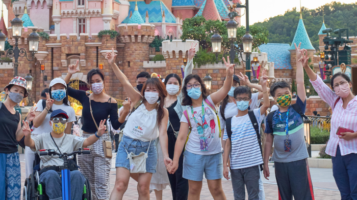 "I don't want to leave!"   "I want to go on the carousel!" Lifewire goes to Disneyland with sick kids