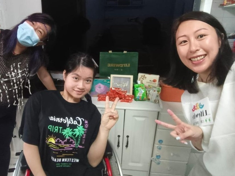 Volunteers send warmth to families with rare diseases to welcome the Full Moon ❤️Create a different Mid-Autumn Festival