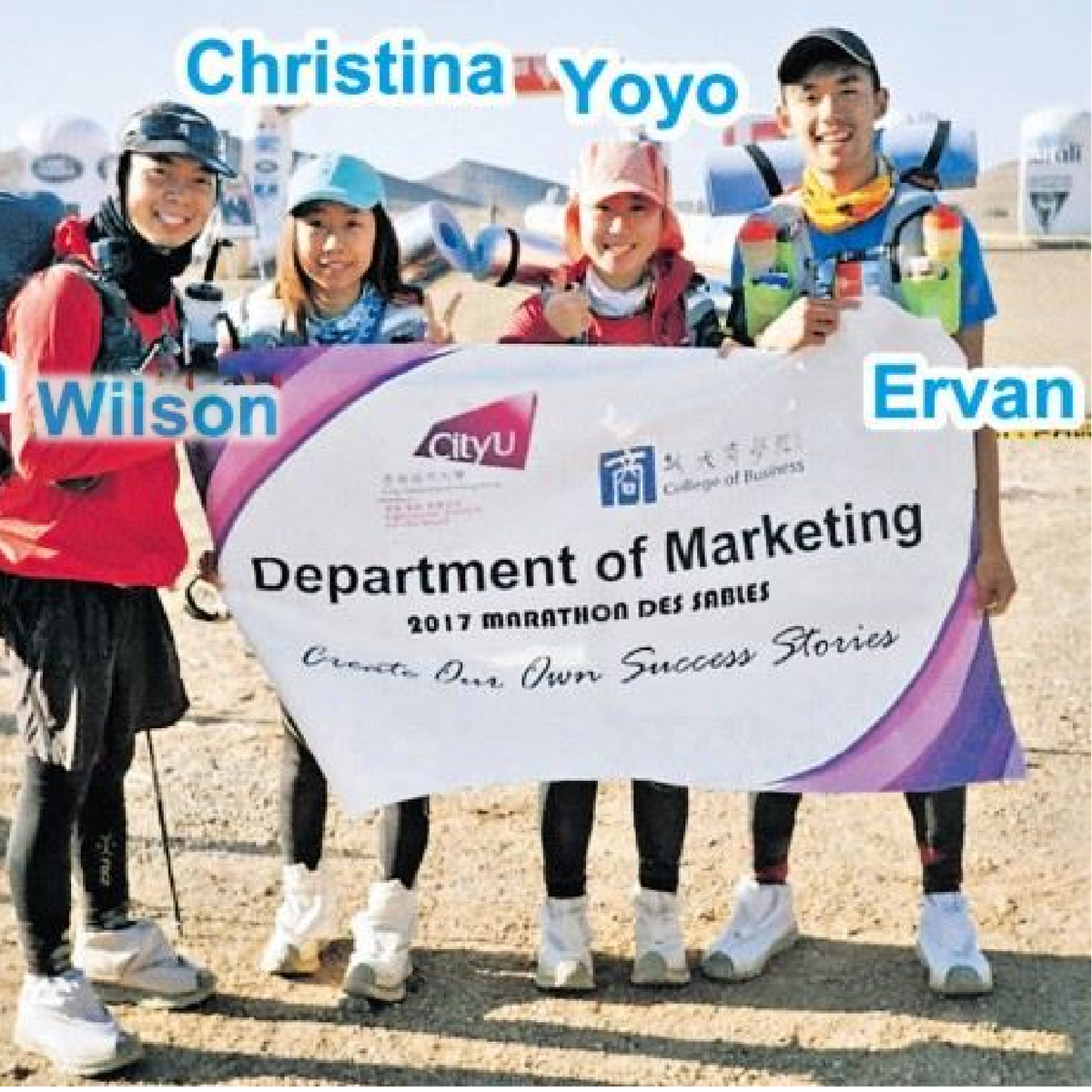 獲贊助跑撒哈拉馬拉松 4城大生領悟人生